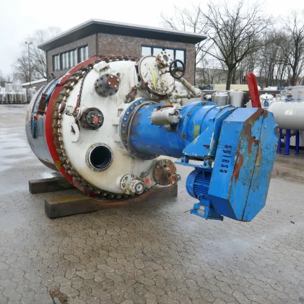 8250 Liter Tycon emaillierter heiz-/kühlbarer Reaktor mit Ankerrührwerk