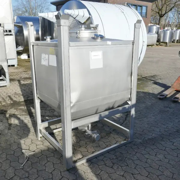 1000 liter container made of stainless steel 316