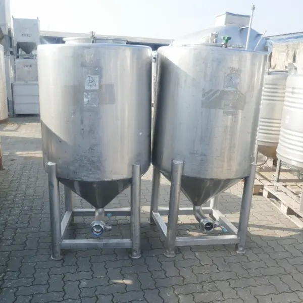 800 Liter Konuscontainer aus V4A