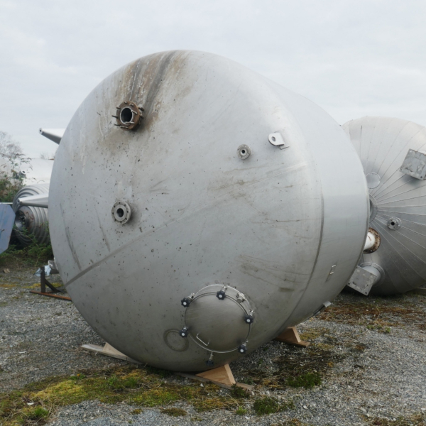 Serbatoio a pressione da 14000 litri in acciaio inox 304