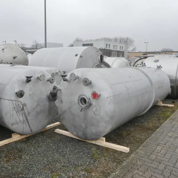 10600 liter storage tanks with TÜV documents, Aisi 304