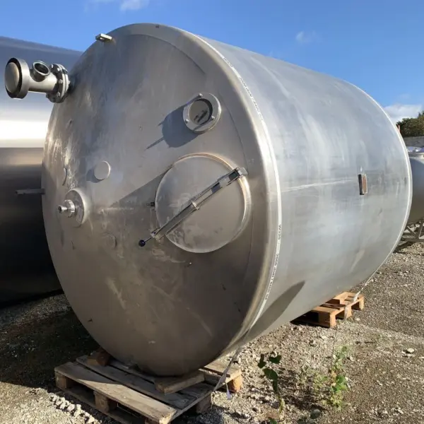 9000 Liter isolierter Behälter aus V2A