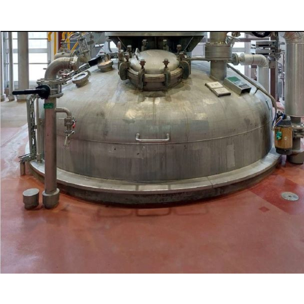 Reactor resistente a la presión de 41700 litros fabricado en acero inoxidable 304 con agitador de viga