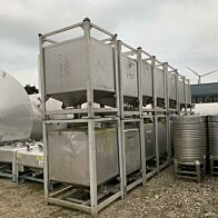 1000 Liter Gebrauchter Behälter aus  ,AISI304 (V2A) 1.4301