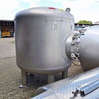 6000 Liter Druckbehälter aus V4A