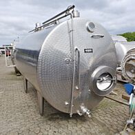 10000 Liter isolierter Rührwerksbehälter aus V2A mit Propellerrührwerk