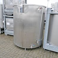 2400 Liter heiz-/kühlbarer Behälter aus V2A