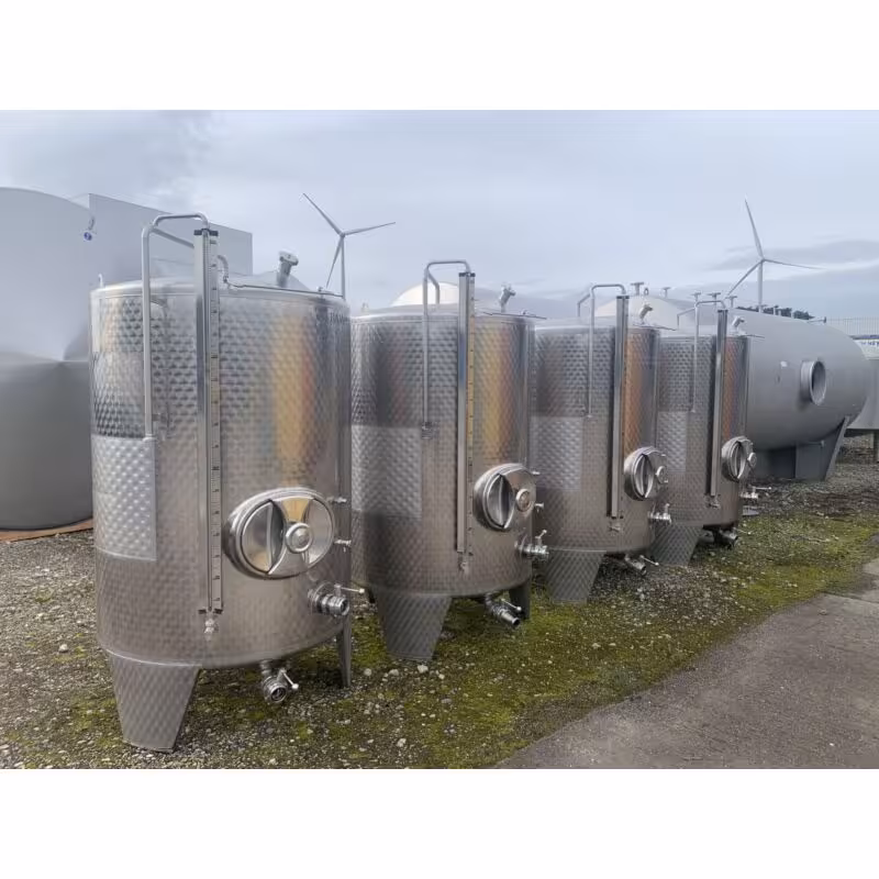 1800 liter coolable storage tank, Aisi 304 
