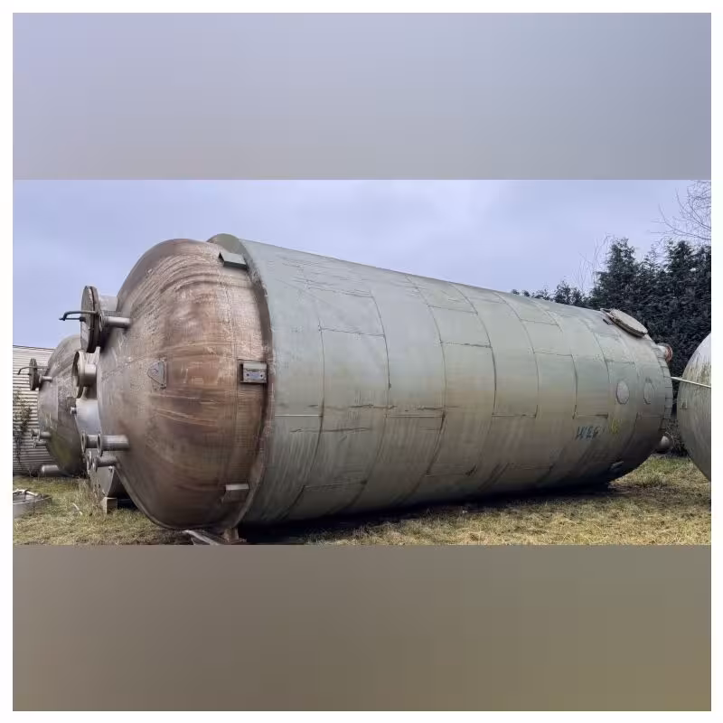 100000 Liter heiz-/kühlbarer Druckbehälter aus V4A