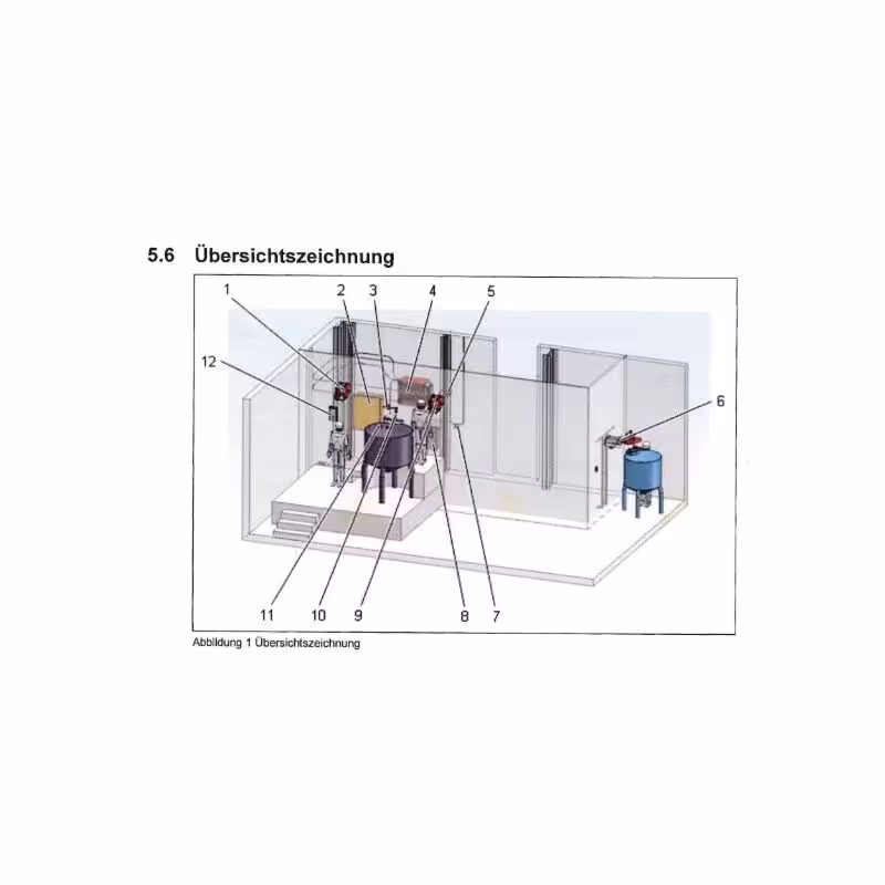Automatic pharma tank & container cleaning system for up to 130 bar