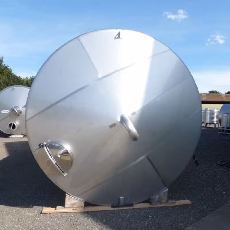 Serbatoio da 50000 litri nuovo di fabbrica in acciaio inox 316
