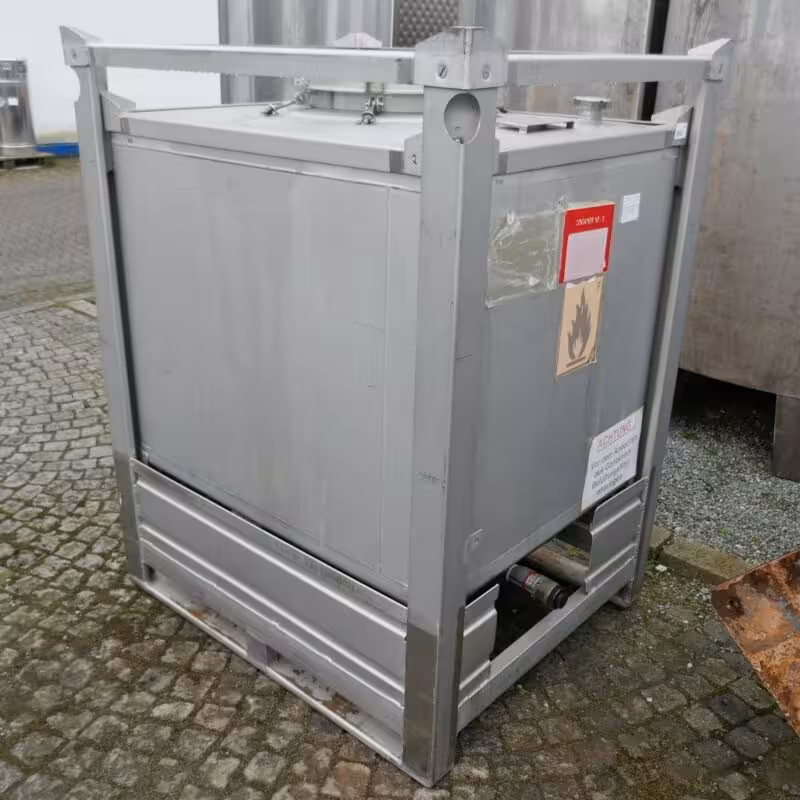 1000 Liter IBC Container aus V4A