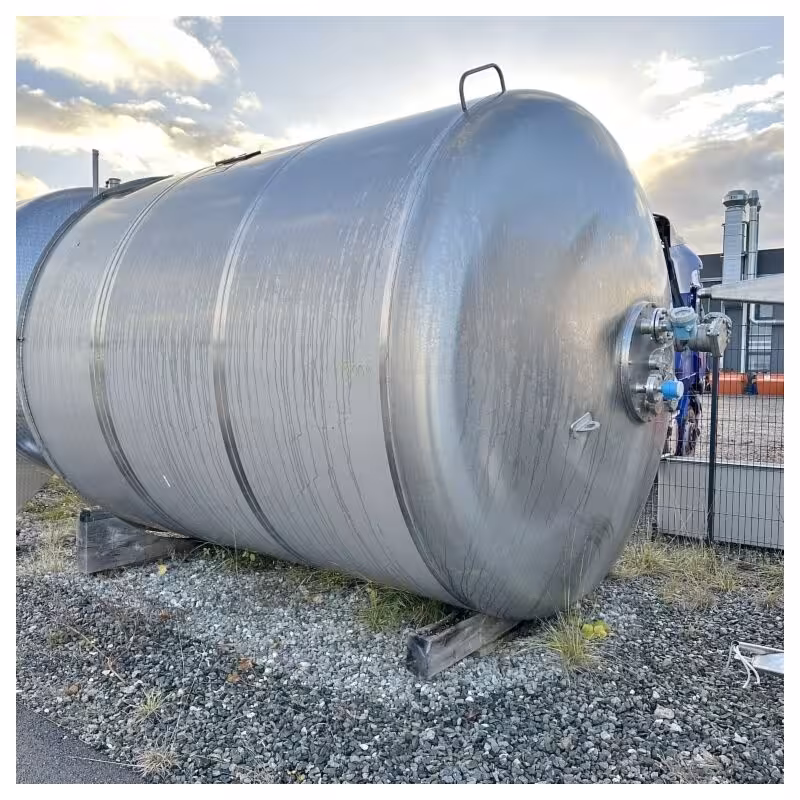 27800 Liter Behälter aus V4A / gefertigt nach DIN6618
