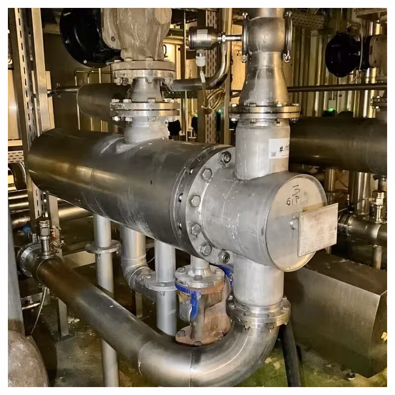 Scambiatore di calore isolato in acciaio inox