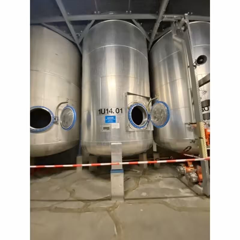 25000 Liter isolierter Behälter aus V2A