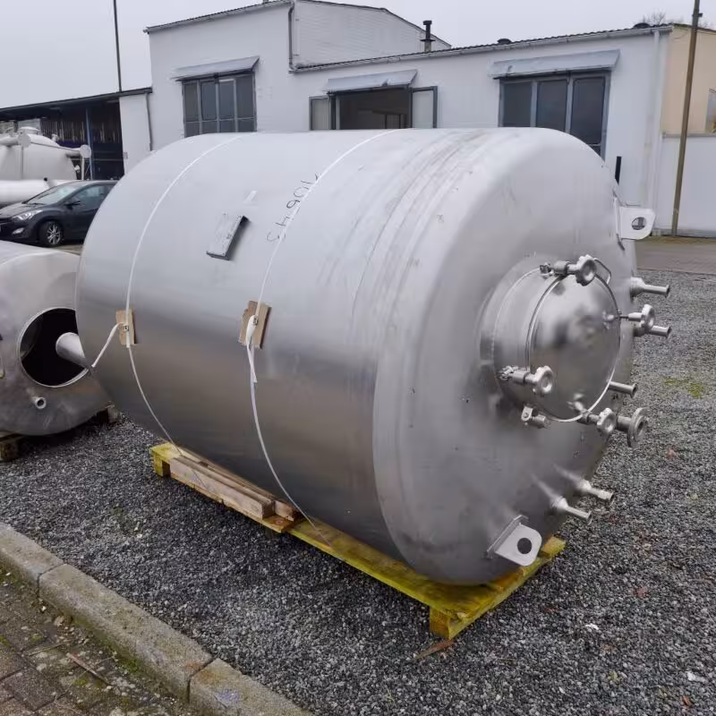 4000 Liter Druckbehälter aus V4A