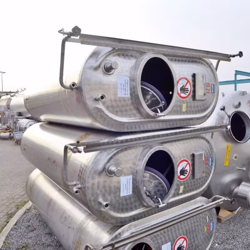 2500 Liter Behälter aus V2A