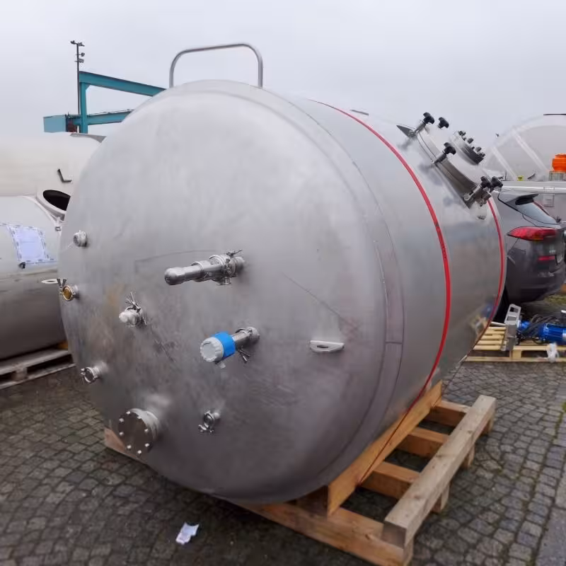 5650 Liter isolierter Druckbehälter aus V4A