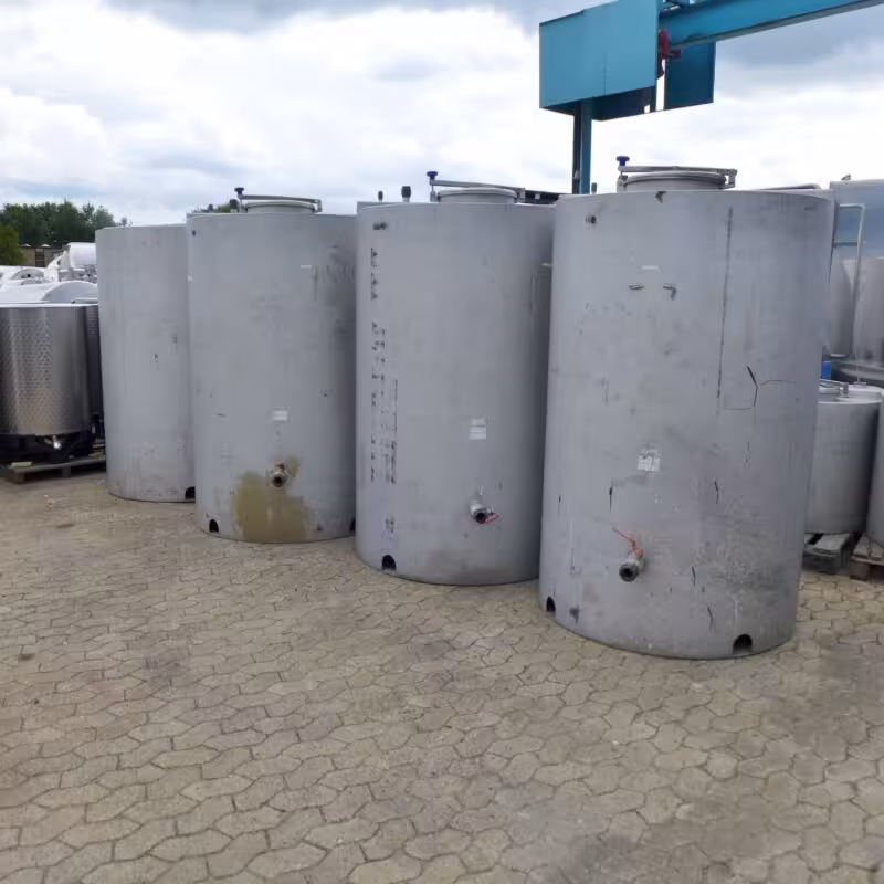 2000 liter storage tank, Aisi 304