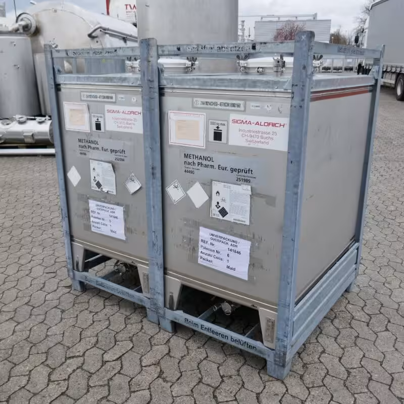 1000 Liter IBC Container aus V2A