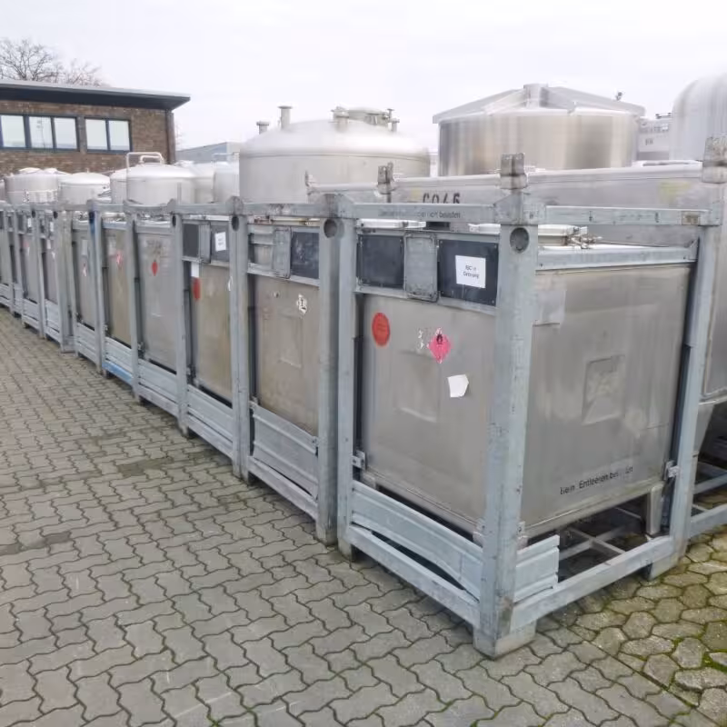 1000 Liter IBC Container aus V2A