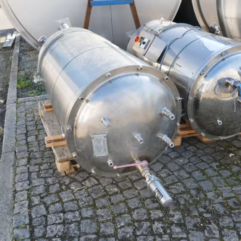 554 Liter heiz-/kühlbarer Druckbehälter aus V4A