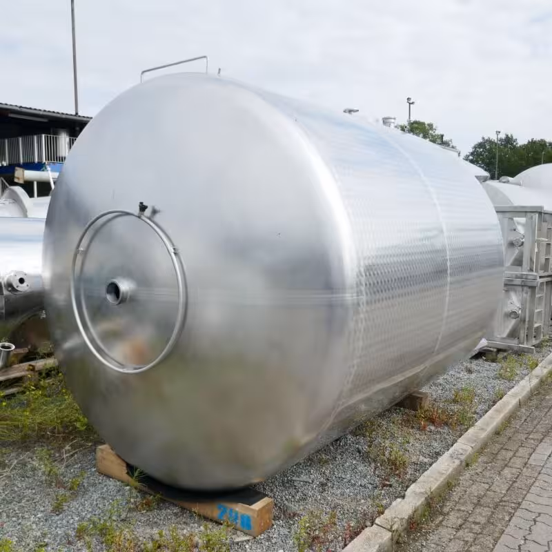 12000 Liter Lagerbehälter aus V2A