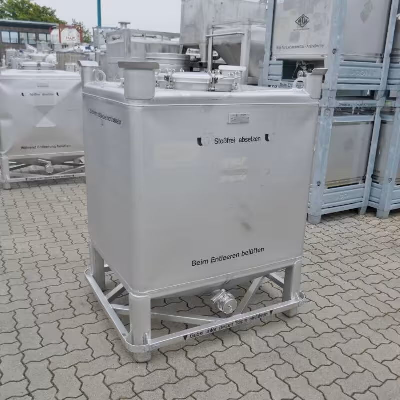 1000 Liter Container aus V2A