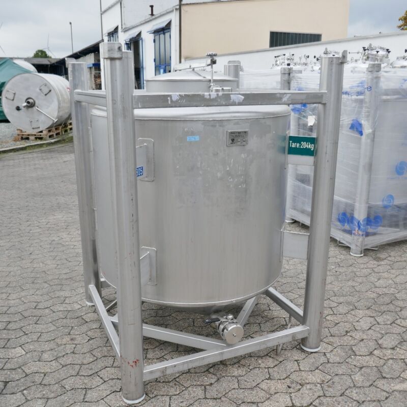 1000 Liter Pharma-Container aus V4A