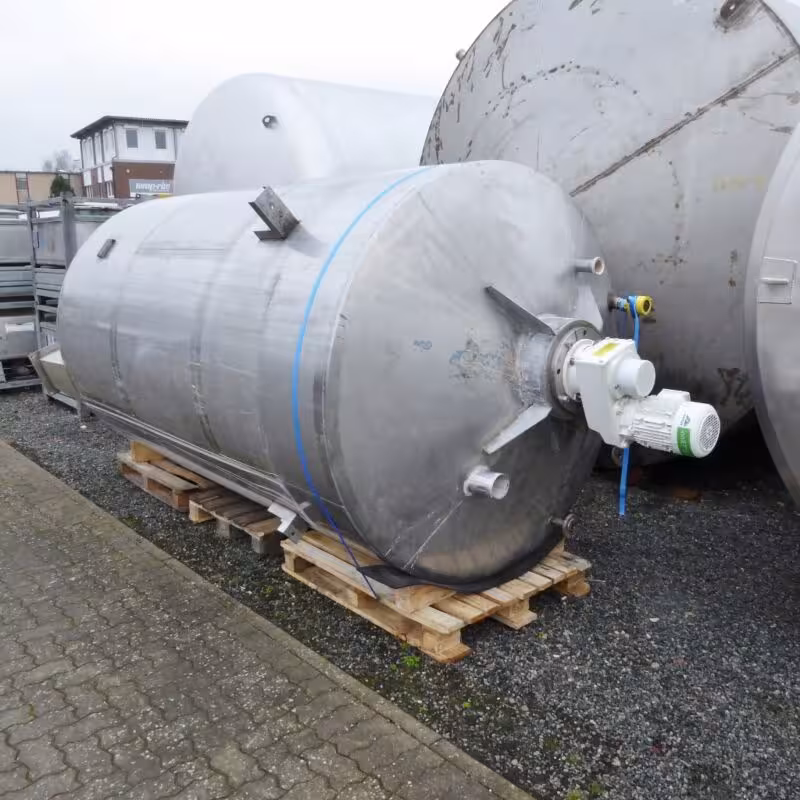 7500 Liter tank, Aisi 304