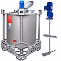 https://www.behaelter-kg.de/media/catalog/product/cache/94e6dd1c97c89c82dba64a14e80ad091/1/0/10291_2.jpg Werksneuer 1023 Liter Rührwerkscontainer mit Balkenrührwerk (Typ AIT)