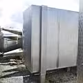 10460 Liter heiz-/kühlbarer kubischer Lagertank aus V2A mit 2 inneren Kühlplatten