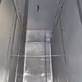 12220 liter heat-/coolable cubic storage tank, Aisi 304 with 2 internal cooling plates