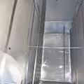 12220 liter heat-/coolable cubic storage tank, Aisi 304 with 2 internal cooling plates