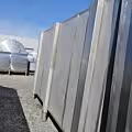 12220 liter heat-/coolable cubic storage tank, Aisi 304 with 2 internal cooling plates
