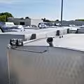 12220 liter heat-/coolable cubic storage tank, Aisi 304 with 2 internal cooling plates