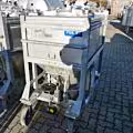 630 liter mobile cone container, Aisi 316