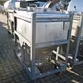 630 liter mobile cone container, Aisi 316