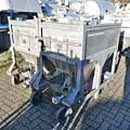 630 liter mobile cone container, Aisi 316