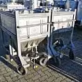 630 liter mobile cone container, Aisi 316
