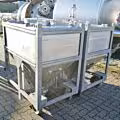 630 liter mobile cone container, Aisi 316