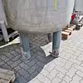 1813 liter pressure vessel, Aisi 316 with agitator flange