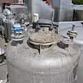 1813 liter pressure vessel, Aisi 316 with agitator flange