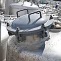 1813 liter pressure vessel, Aisi 316 with agitator flange