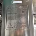 Serbatoio a doppia camera da 44480 litri in acciaio inox 316 (2x 22240 litri)