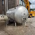 6200 liter horizontal pressure tank, Aisi 304