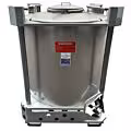 Serbatoio da 1000 litri in acciaio inox 304 (con foro manuale aggiuntivo)