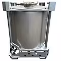 Serbatoio da 1000 litri in acciaio inox 304 (con foro manuale aggiuntivo)