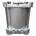 Serbatoio da 1000 litri in acciaio inox 304 (con foro manuale aggiuntivo)
