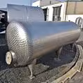 3000 liter insulated tank, Aisi 304 with agitator flange